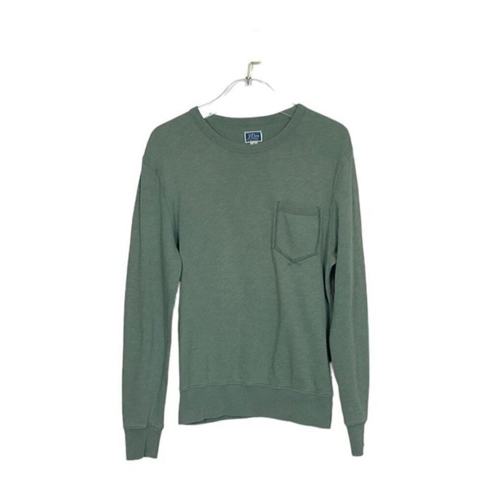 J.Crew Knit Goods Crewneck Sweatshirt Sage Green Size Small